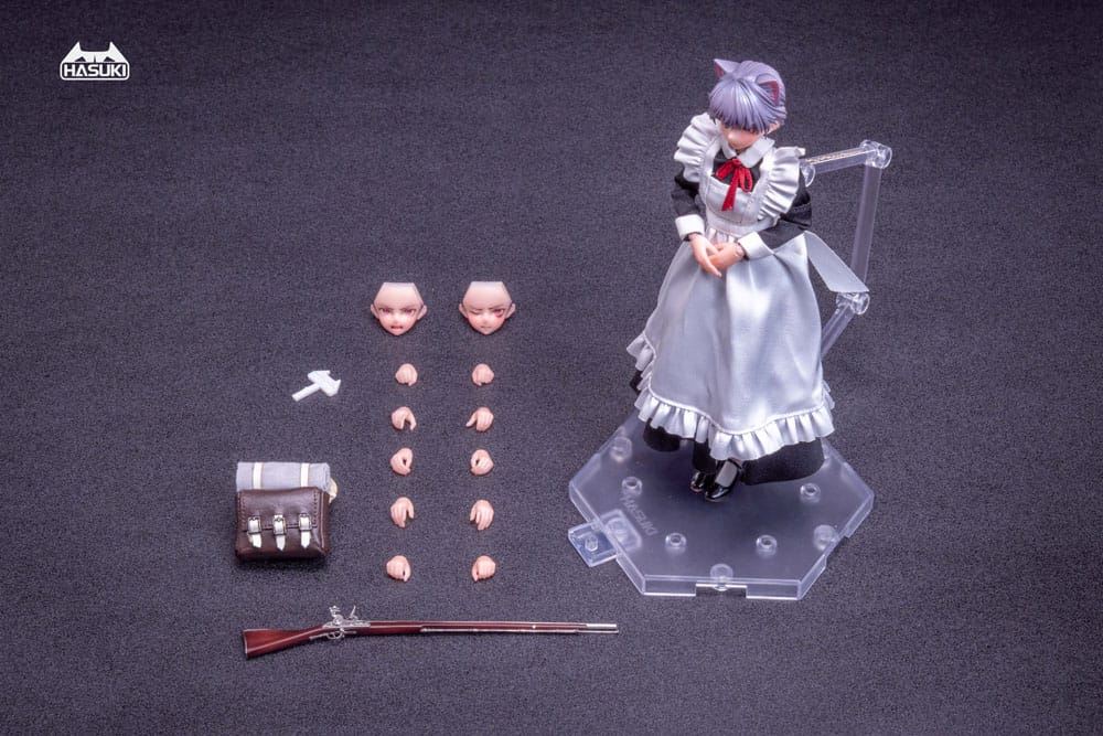 Pocket Art Actionfigur 1/12 PA010 Maid Gunner FKEY 15 cm Image 4