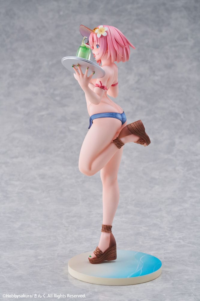 Original Illustration PVC Statue 1/7 Summer Waiter illustration by Kink Limited Edition 25 cm Image 3