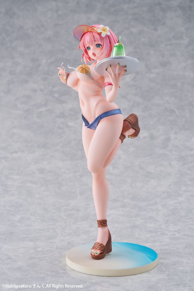 Original Illustration PVC Statue 1/7 Summer Waiter illustration by Kink Limited Edition 25 cm Image 4