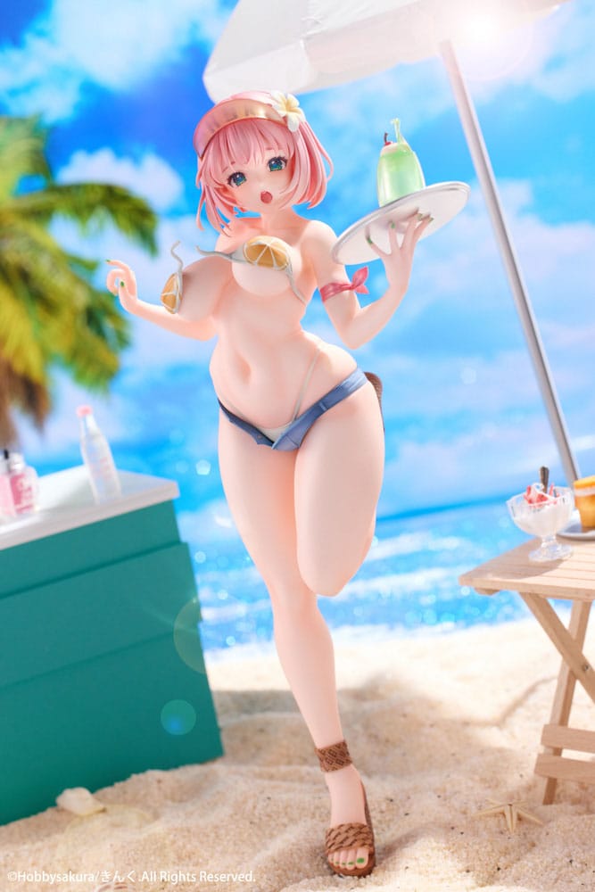 Original Illustration PVC Statue 1/7 Summer Waiter illustration by Kink Limited Edition 25 cm Image 8