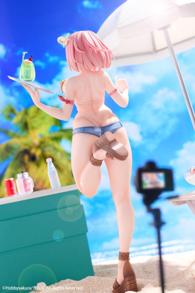 Original Illustration PVC Statue 1/7 Summer Waiter illustration by Kink Limited Edition 25 cm Image 11