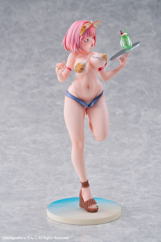 Original Illustration PVC Statue 1/7 Summer Waiter illustration by Kink Limited Edition 25 cm Image 17
