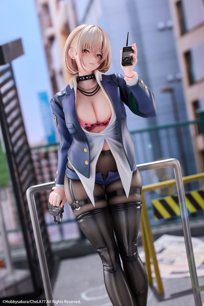 Original Illustration PVC Statue 1/6 Naughty Police Woman Illustration by CheLA77 27 cm Image 4