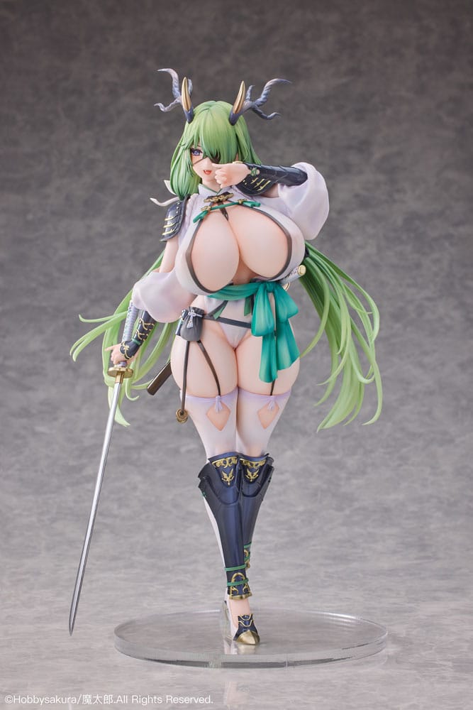 Original Character PVC Statue 1/6 Dokuganryu-chan Illustrated by Mataro Deluxe Edition 30 cm Image 2