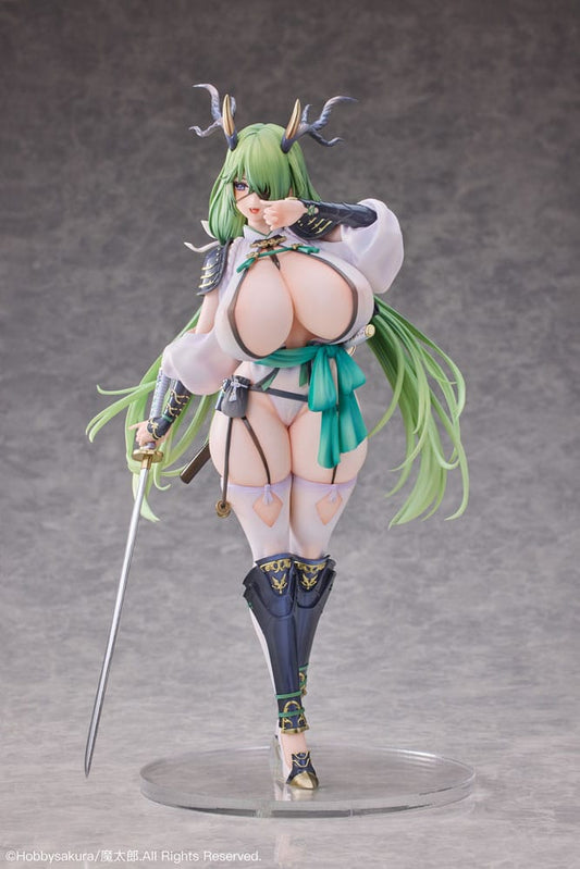 Original Character PVC Statue 1/6 Dokuganryu-chan Illustrated by Mataro Deluxe Edition 30 cm Image 2