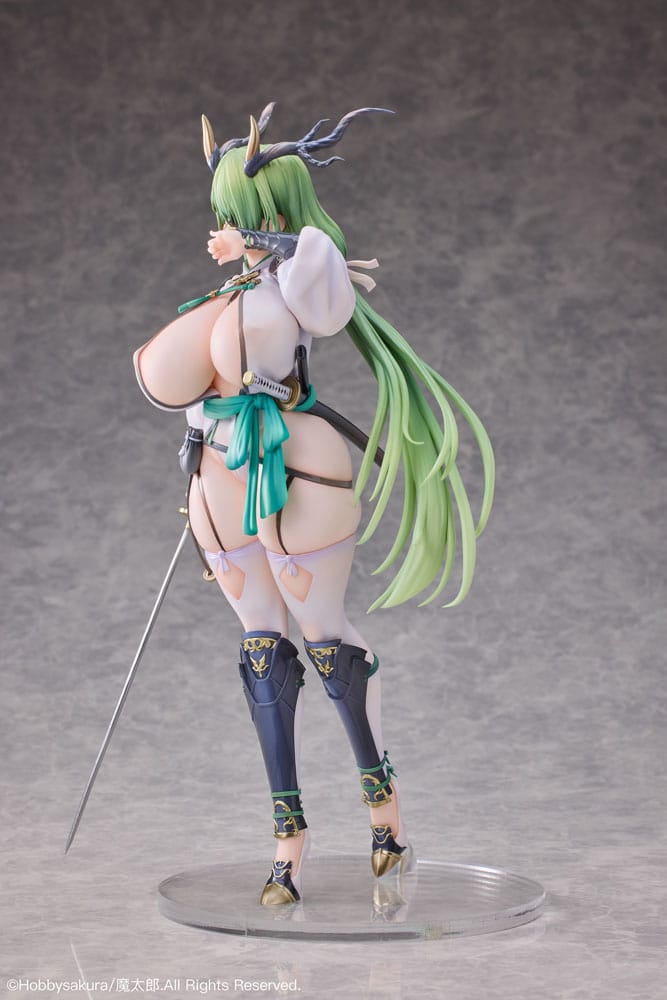 Original Character PVC Statue 1/6 Dokuganryu-chan Illustrated by Mataro Deluxe Edition 30 cm Image 3
