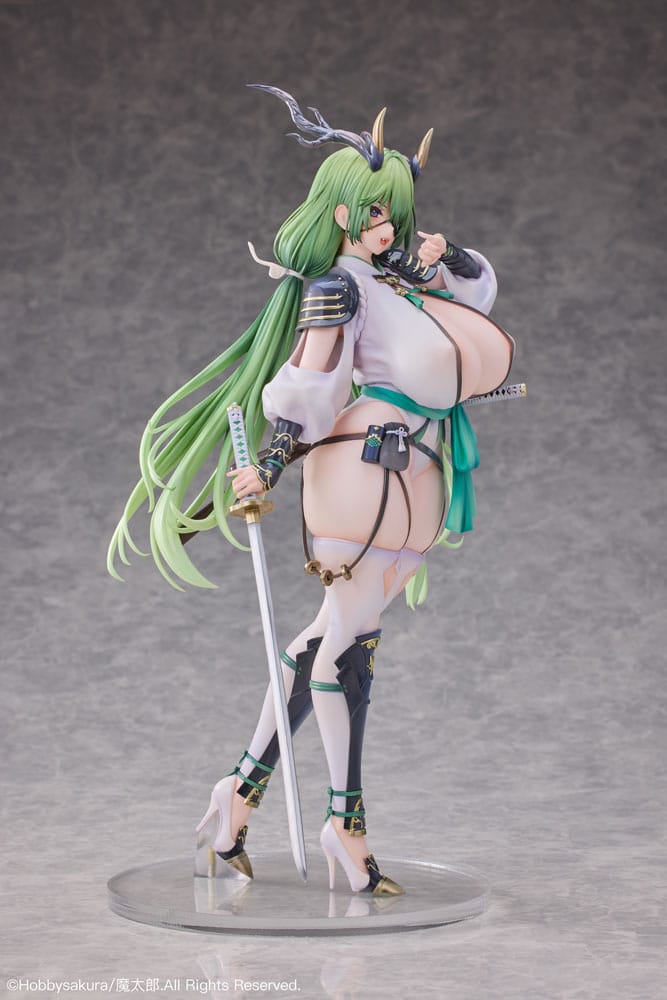 Original Character PVC Statue 1/6 Dokuganryu-chan Illustrated by Mataro Deluxe Edition 30 cm Image 5