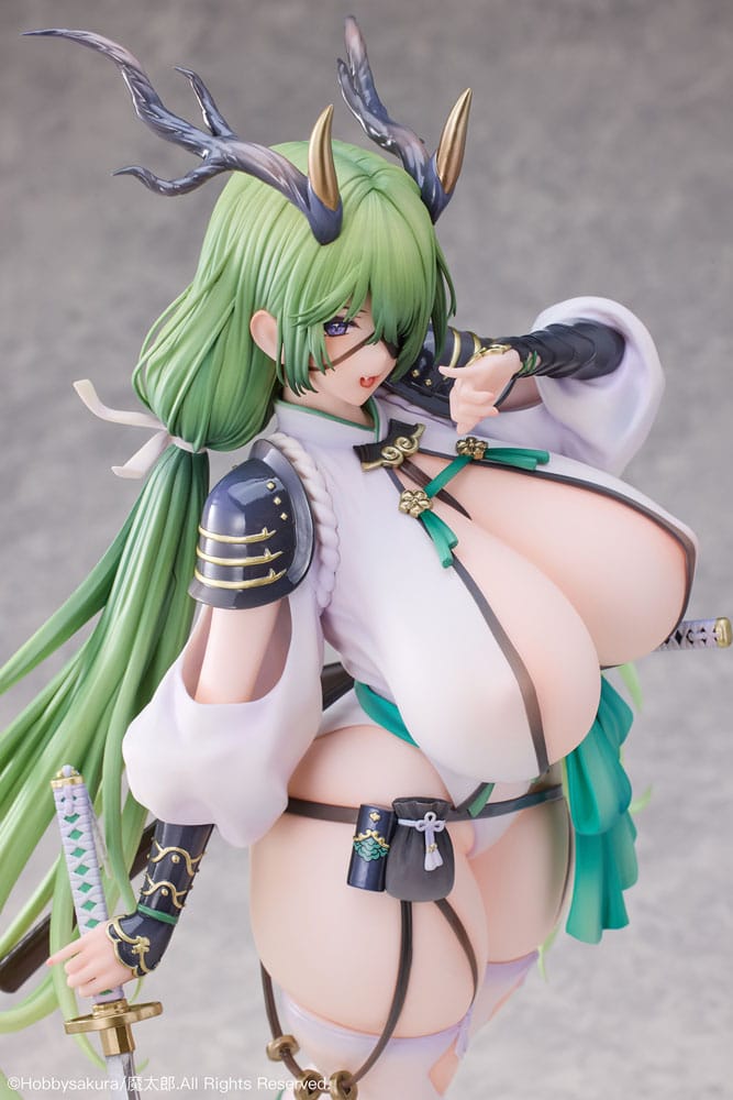 Original Character PVC Statue 1/6 Dokuganryu-chan Illustrated by Mataro Deluxe Edition 30 cm Image 7