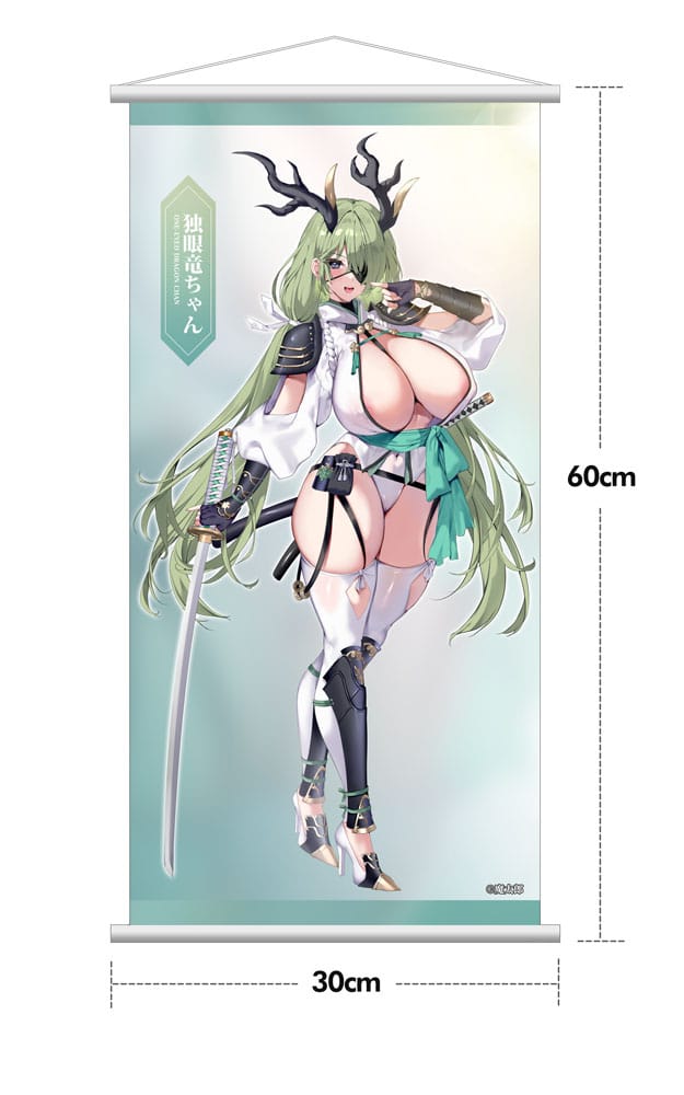 Original Character PVC Statue 1/6 Dokuganryu-chan Illustrated by Mataro Deluxe Edition 30 cm Image 10