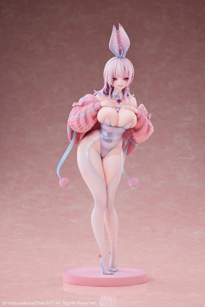 Original Character PVC Statue 1/6 Knit Bunny Girl illustration by CheLA77 Deluxe Edition 30 cm Image 1