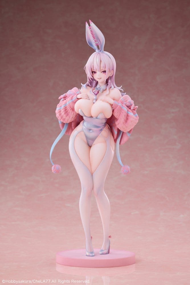 Original Character PVC Statue 1/6 Knit Bunny Girl illustration by CheLA77 Deluxe Edition 30 cm Image 2