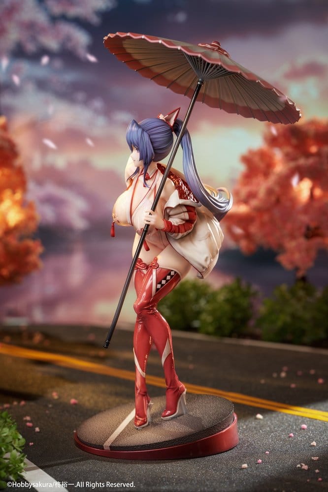 Original Character Miko Shoujo PVC Figur 1/7 Miko Race Queen Ver. Deluxe Edition 33 cm Image 4