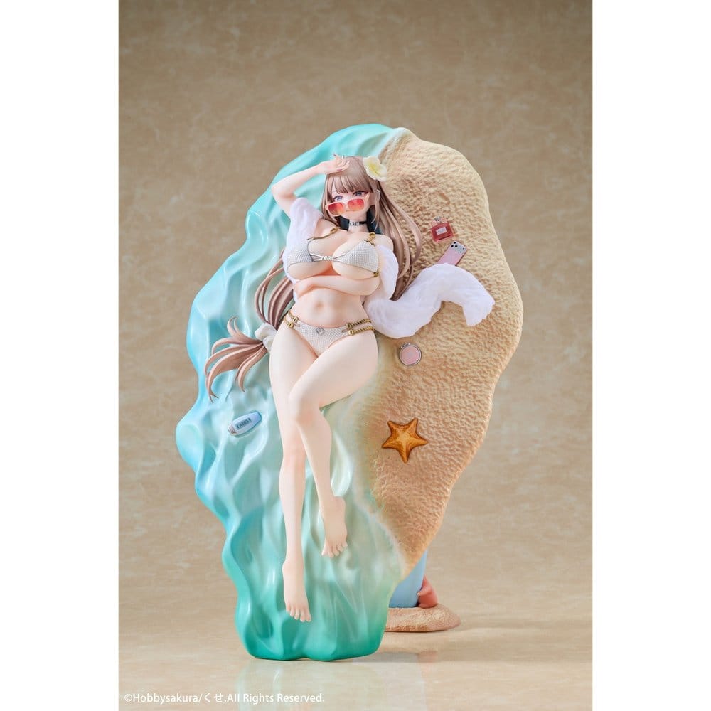 Original Character PVC Figur 1/6 Asako Fuyuyama Summer Beach Date Deluxe Edition 30 cm Image 3