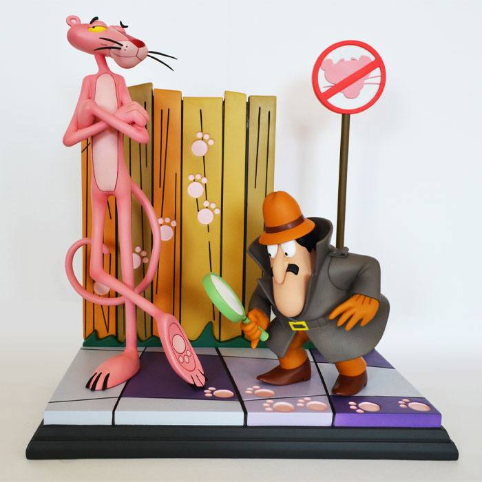 Der rosarote Panther Statue Pink Panther & The Inspector 41 cm Image 2