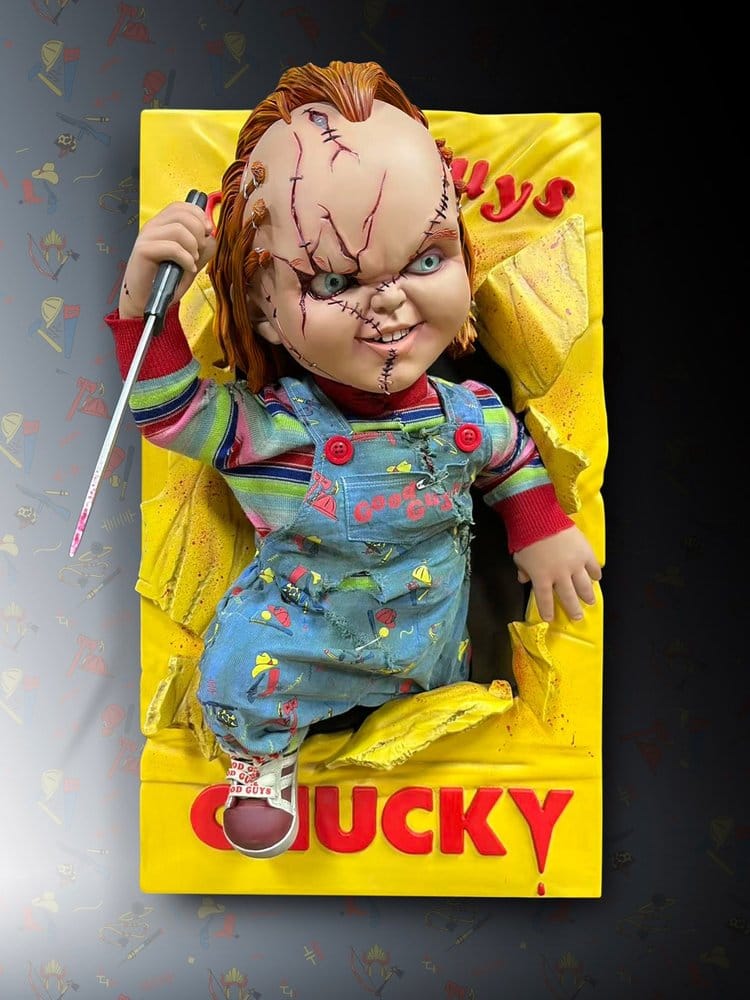 Chucky Wand-Skulptur 1/2 Bride of Chucky 22 x 23 x 38 cm Image 1