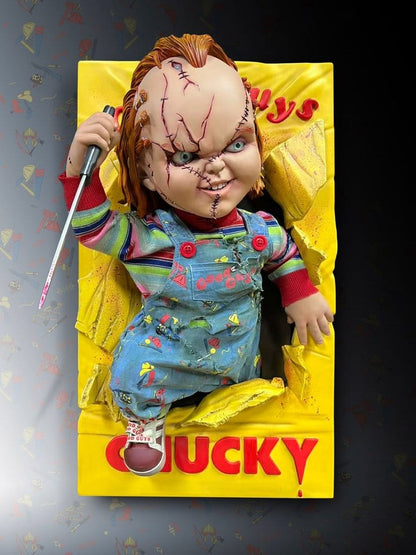 Chucky Wand-Skulptur 1/2 Bride of Chucky 22 x 23 x 38 cm Image 1