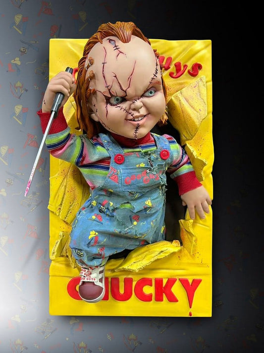 Chucky Wand-Skulptur 1/2 Bride of Chucky 22 x 23 x 38 cm Image 1