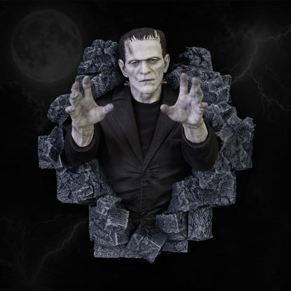 Frankenstein Wandskulptur Classic Horror Edition Half Scale 48 cm Image 1