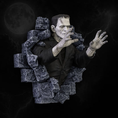 Frankenstein Wandskulptur Classic Horror Edition Half Scale 48 cm Image 3
