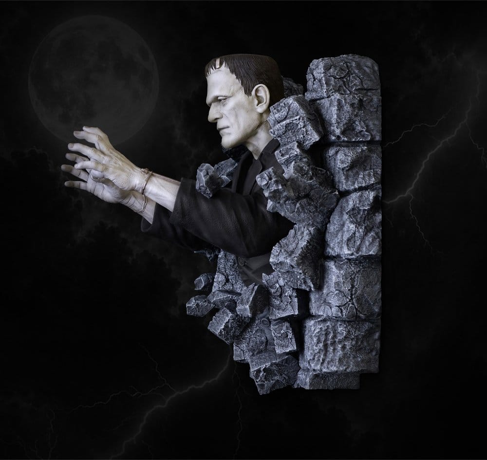 Frankenstein Wandskulptur Classic Horror Edition Half Scale 48 cm Image 5