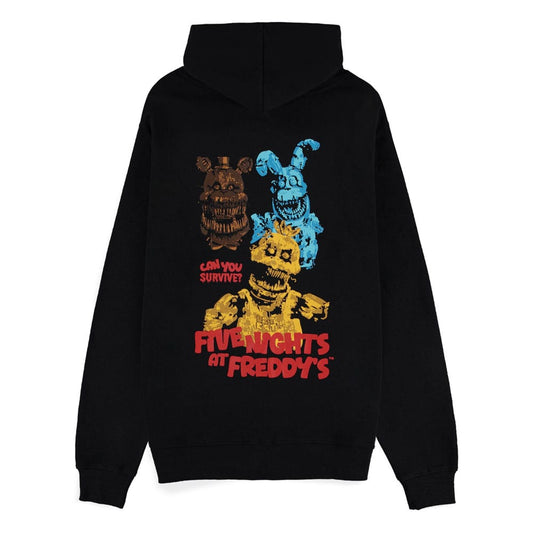Five Nights at Freddy's Kapuzenpullover mit Reißverschluß Can You Survive Größe L Image 1