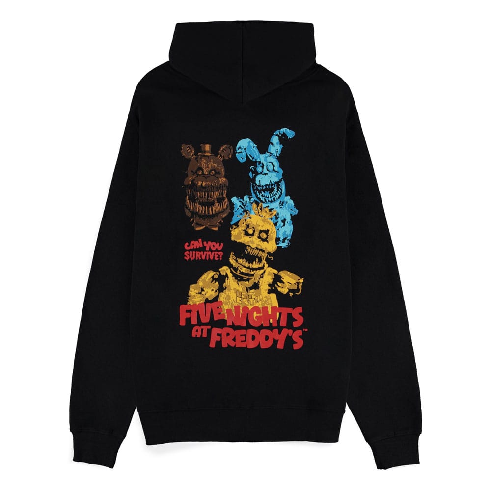 Five Nights at Freddy's Kapuzenpullover mit Reißverschluß Can You Survive Größe XL Image 1