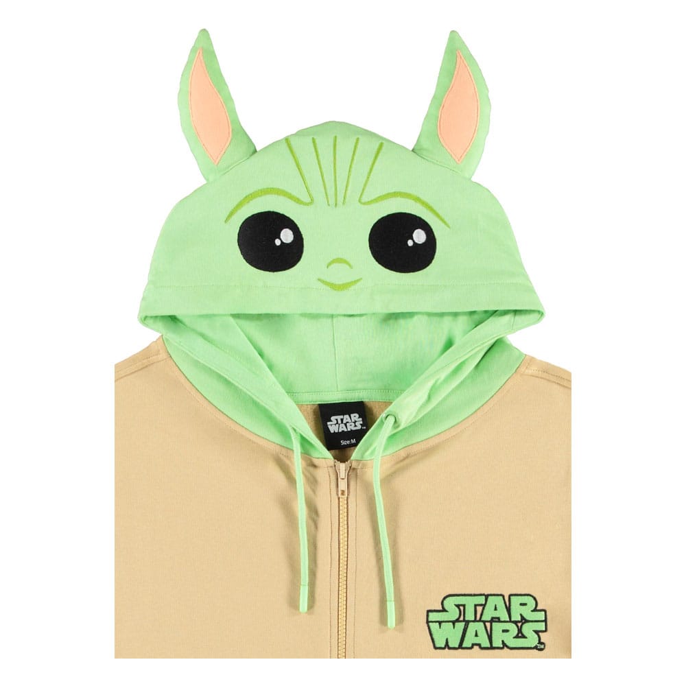 Star Wars The Mandalorian Kapuzenjacke mit Reißverschluß Grogu    Größe M Image 2