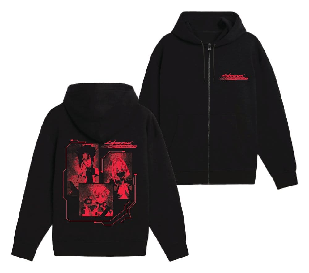 Cyberpunk Edgerunners 2 Kapuzenjacke mit Reißverschluß Key Characters M Image
