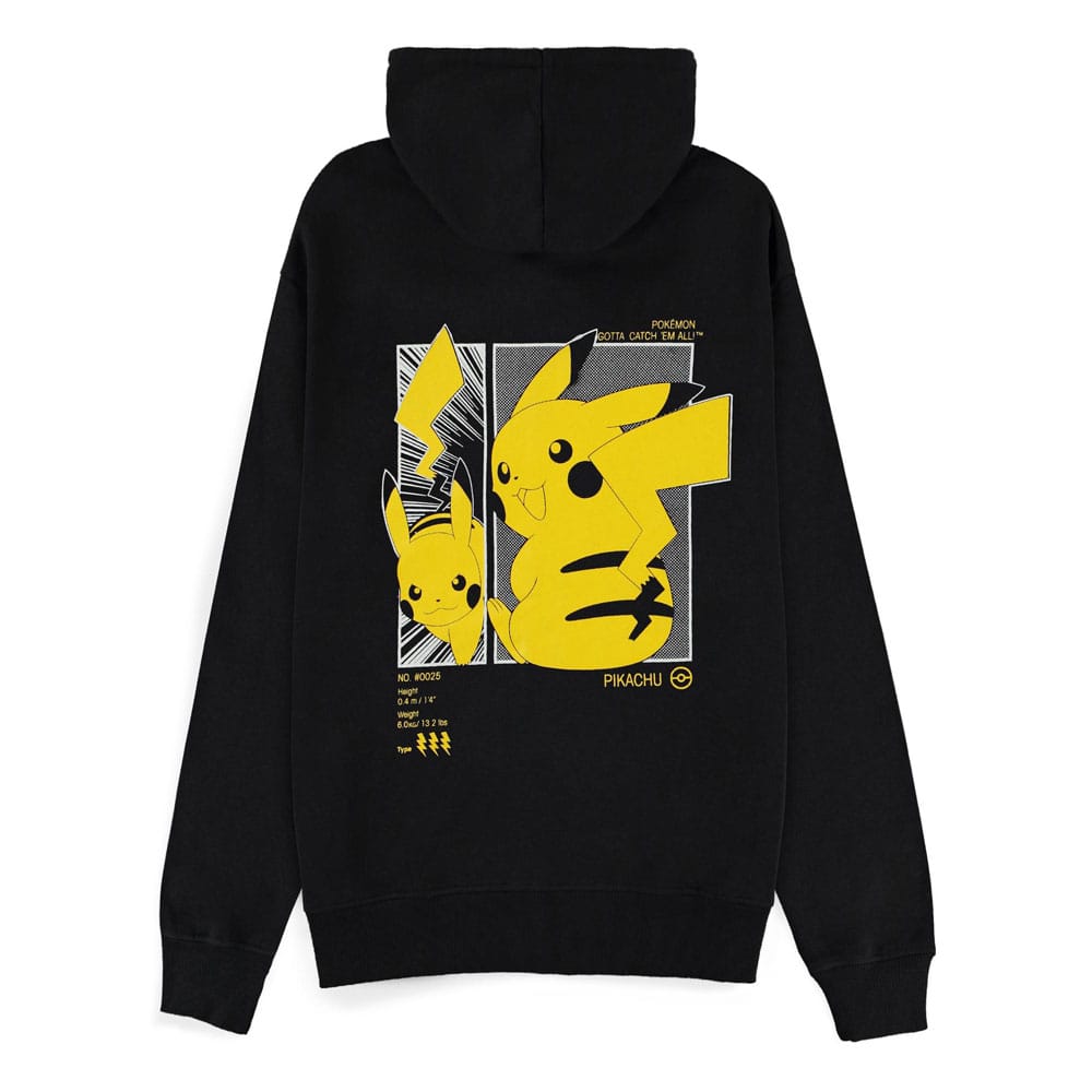 Pokémon Kapuzenpullover mit Reißverschluß Gotta Catch 'em All Pikachu Größe XL Image 1