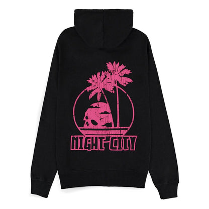 Cyberpunk 2077 Kapuzenpullover mit Reißverschluß Night City Größe S Image 1