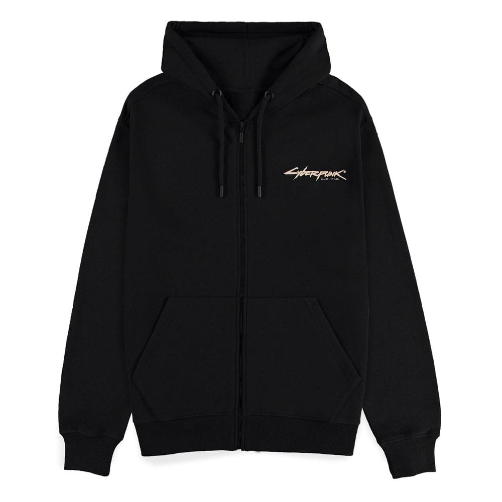 Cyberpunk 2077 Kapuzenpullover mit Reißverschluß Night City Größe S Image 2