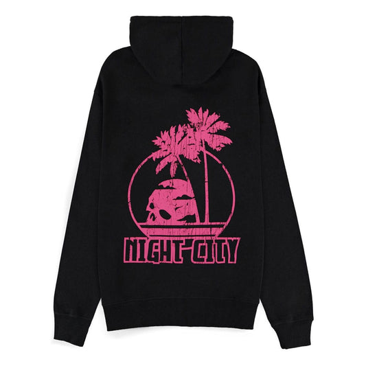 Cyberpunk 2077 Kapuzenpullover mit Reißverschluß Night City Größe S Image 1