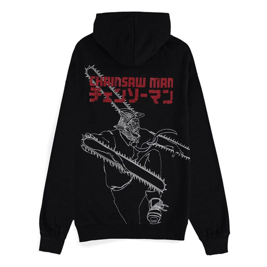 Chainsaw Man Kapuzenpullover mit Reißverschluß Chainsaw Devil  Größe M Image 1
