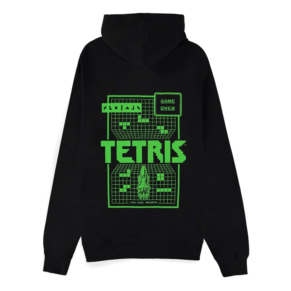 Tetris Kapuzenpullover mit Reißverschluß Game Over  Größe L Image 1