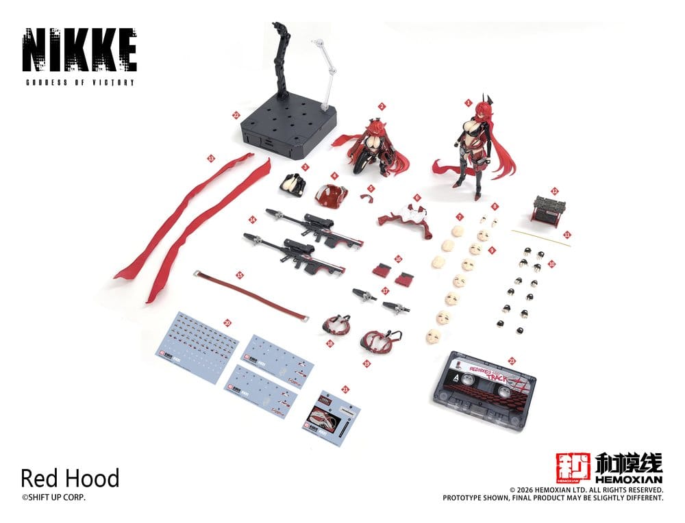 Goddess of Victory: Nikke Plastikmodellbausatz 1/12 Red Hood 18 cm Image 2