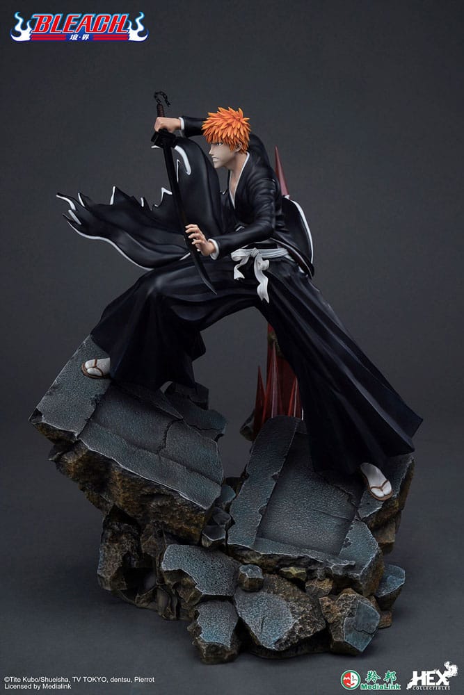 Bleach Elite Dynamic Statue 1/6 Ichigo Kurosaki vs Hollow Ichigo 56 cm Image 7