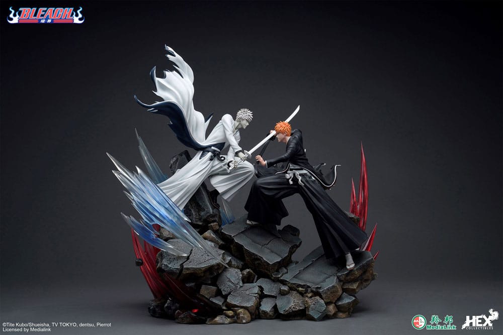 Bleach Elite Dynamic Statue 1/6 Ichigo Kurosaki vs Hollow Ichigo 56 cm Image 11