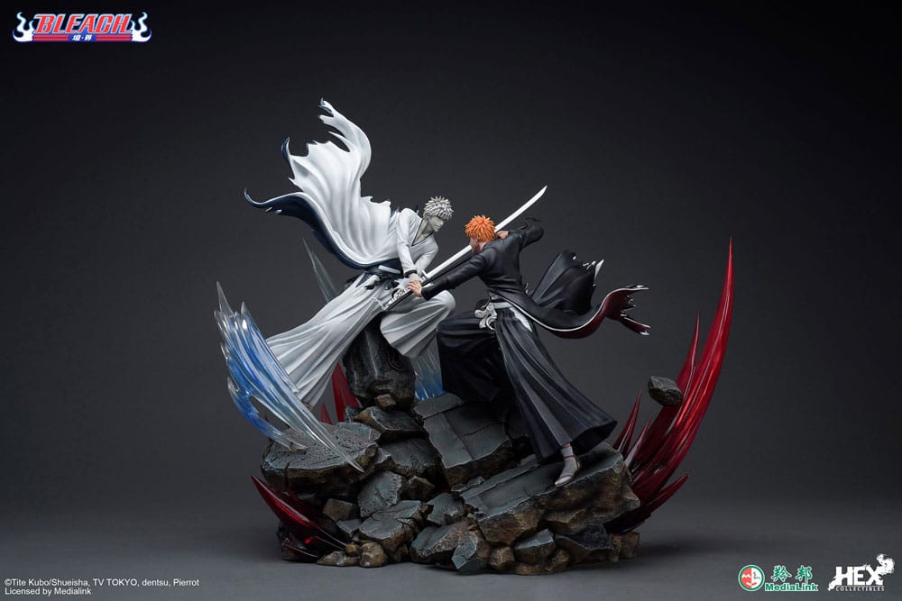 Bleach Elite Dynamic Statue 1/6 Ichigo Kurosaki vs Hollow Ichigo 56 cm Image 12