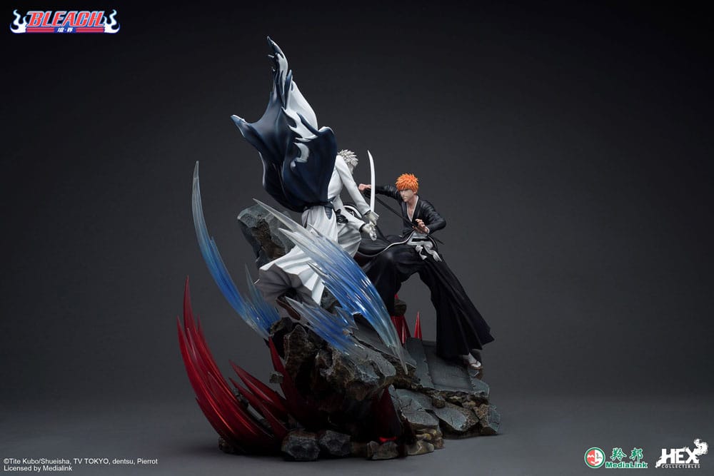 Bleach Elite Dynamic Statue 1/6 Ichigo Kurosaki vs Hollow Ichigo 56 cm Image 14