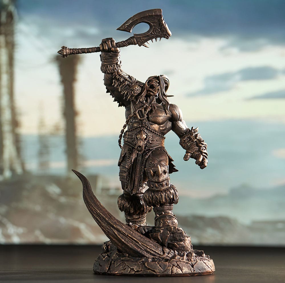 World of Warcraft Statue 1/10 Bronze Coloured Edition Grommash Hellscream 31 cm Image 2