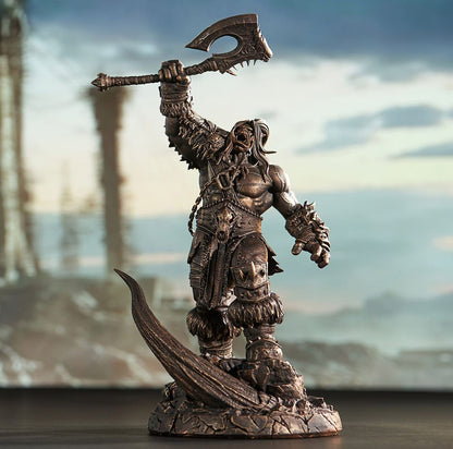 World of Warcraft Statue 1/10 Bronze Coloured Edition Grommash Hellscream 31 cm Image 2