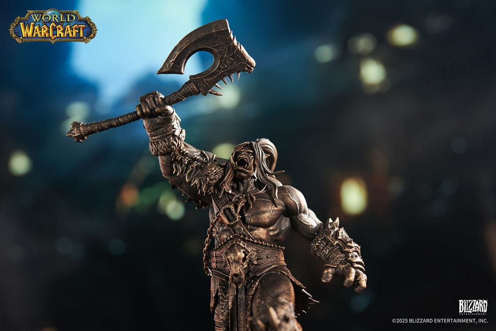 World of Warcraft Statue 1/10 Bronze Coloured Edition Grommash Hellscream 31 cm Image 3