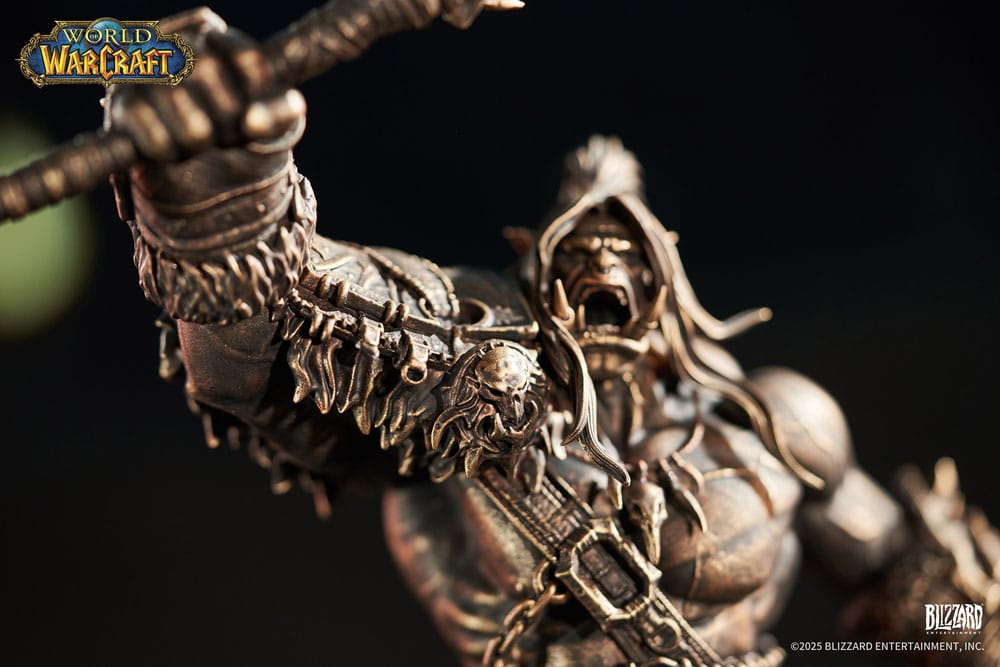 World of Warcraft Statue 1/10 Bronze Coloured Edition Grommash Hellscream 31 cm Image 5