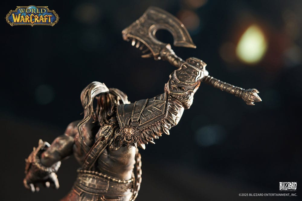 World of Warcraft Statue 1/10 Bronze Coloured Edition Grommash Hellscream 31 cm Image 11