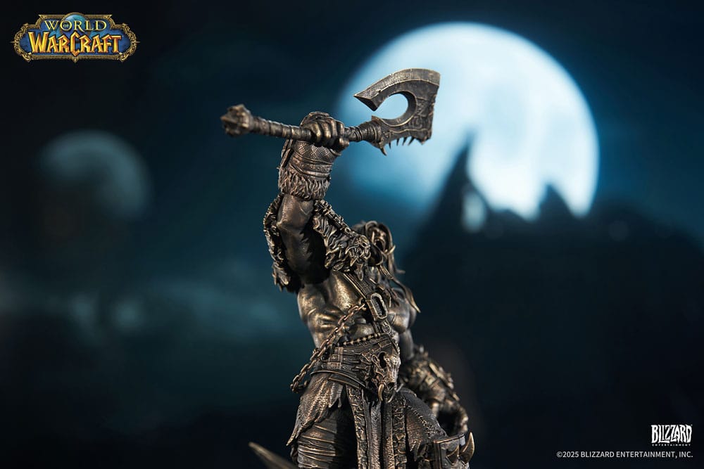 World of Warcraft Statue 1/10 Bronze Coloured Edition Grommash Hellscream 31 cm Image 12