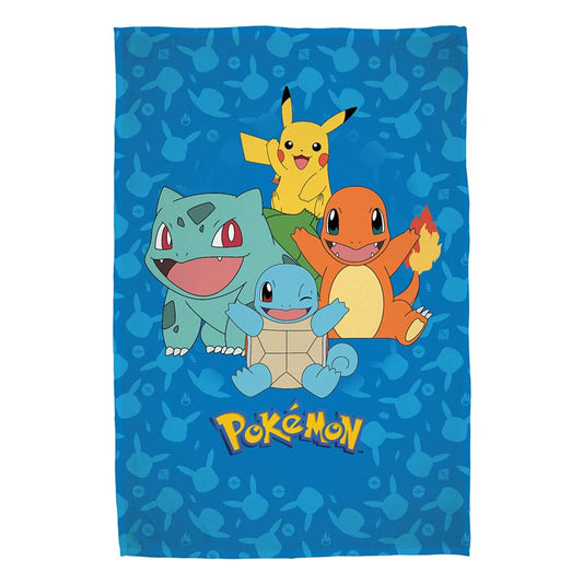 Pokemon Flanell-Fleecedecke Starter Pokemon 130 x 160 cm Image 1