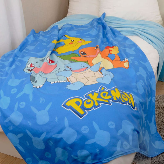 Pokemon Flanell-Fleecedecke Starter Pokemon 130 x 160 cm Image 2
