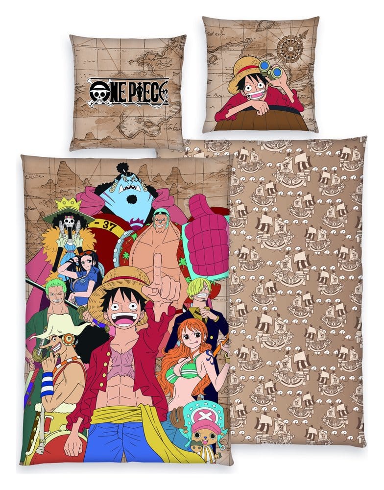 One Piece Bettwäsche One Piece Crew 135 x 200 cm Image