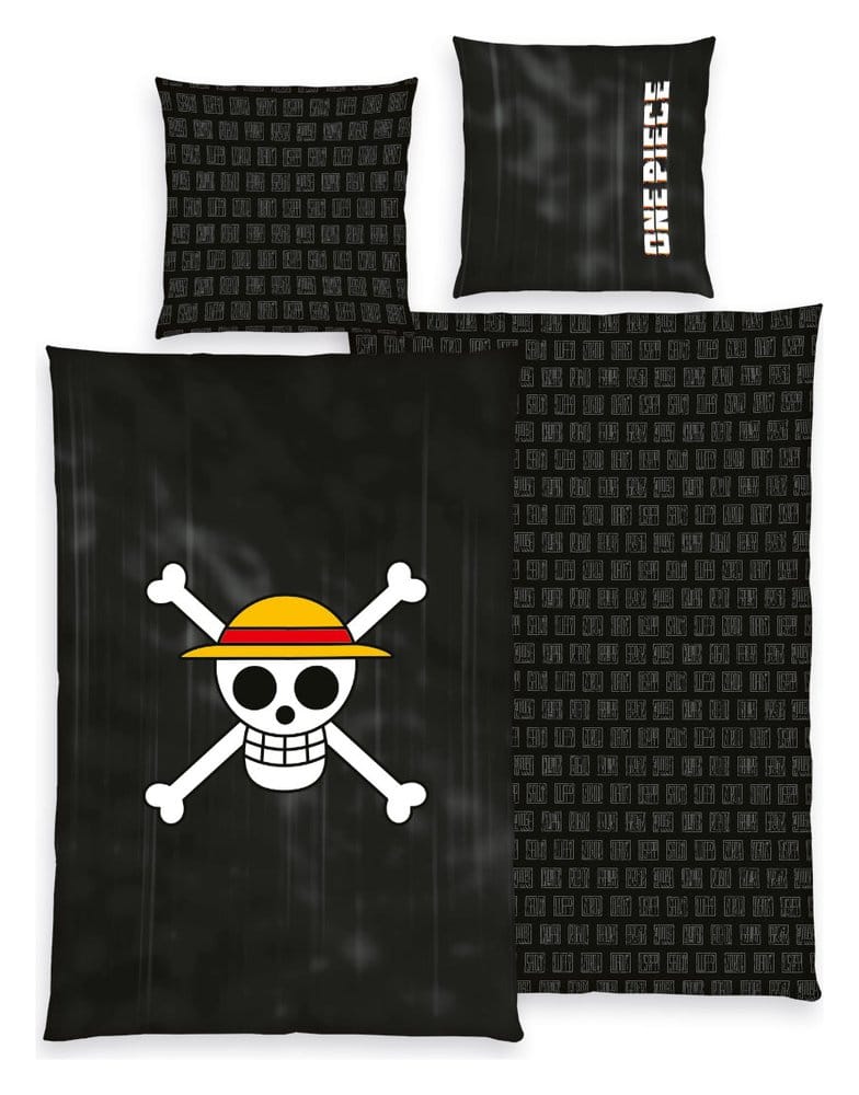 One Piece Bettwäsche Jolly Roger 135 x 200 cm Image