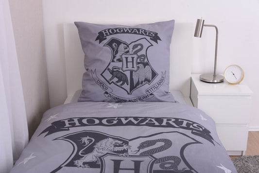 Harry Potter Bettwäsche Grau 135 x 200 cm / 80 x 80 cm Image 2